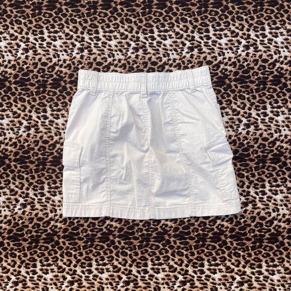 khaki cargo mini skirt - Picture 3 of 7